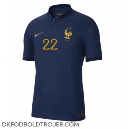 Billige Frankrig Theo Hernandez #22 Hjemmebane Fodboldtrøjer VM 2022 Kortærmet